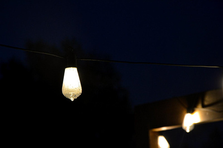 LED Solární řetěz, 20x LED Ozdobné Žárovky Edison ST58 11.48m 3000K Teplá bílá EREMI LUMILED