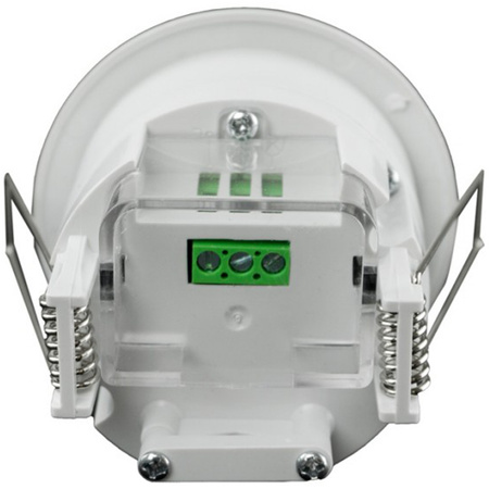 Mikrovlnný zapuštěný pohybový senzor 360° 8m Indoor White