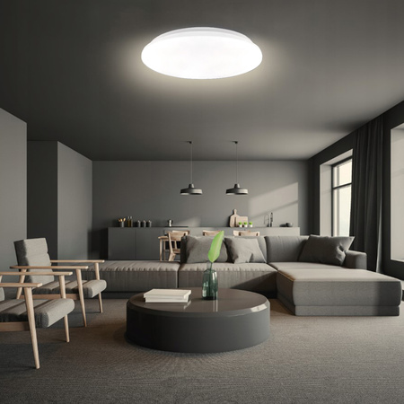 Stropní LED stropní svítidlo nástěnné svítidlo kulaté 24W 1680lm 4000K IP44