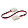 20x konektor pro oboustrannou pásku s LED drátem Clip 2PIN 1,2cm 12V CONNECTOR Kanlux