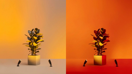 2x LED zahradní venkovní reflektor 10W RGB SMART WiFi WiZ