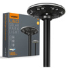 LED pouliční solární zahradní lampa s čidlem pohybu 15W 1400lm 3000K-5000K CCT černá VL-GLSO-1254-S Videx