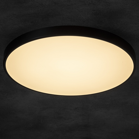 Plafond LED stropní panel Povrchová svítidla 20W 2060lm CCT RGB Round Black Dimmable S Kanlux