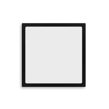 Plafond Panel LED Stropní svítidlo pro povrchovou montáž MAGNEOS 20W 2700K 28cm Black Downlight Square PHILIPS