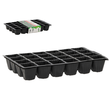 Sada 24x rašelinových květináčů 8x8 cm pro výsev sazenic Biologicky odbouratelné kulaté květináče