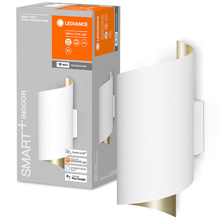 Nástěnné svítidlo SMART+ WIFI Chytré nástěnné svítidlo 12W ORBIS TWIST WHITE LEDVANCE