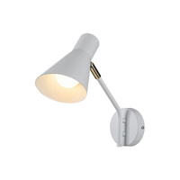 Venkovní solární nástěnná lampa LED E27 White Industrial Alphonse Rabalux