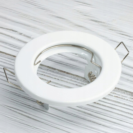 Halogenová Podhledové svítidlo GU10, MR16 Stálá Kulatá Bílý Plech ARDALI LUMILED