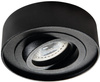 Kruhové stropní bodové svítidlo nastavitelné GU5.3 GU10 kulaté černé Mini Kanlux