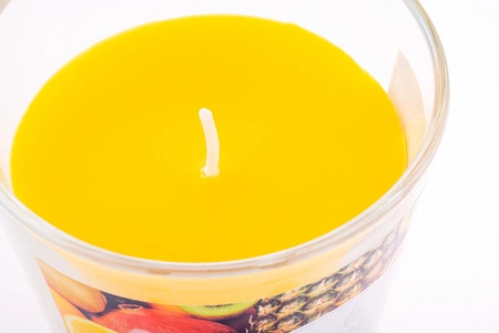 Vonná dekorativní svíčka ve skle Tropické ovoce