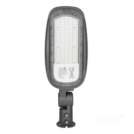 Pouliční svítidlo LED Industrial Road Luminaire 100W 9800lm 4000K neutrální bílá IP65 IK08 šedé Vespa Kobi