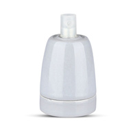 Závěsné svítidlo E27 Porcelánové šedé stínítko VT-799 V-TAC