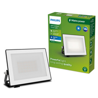 Reflektor LED 20W 2050lm 3000K IP65 Black Lois Philips