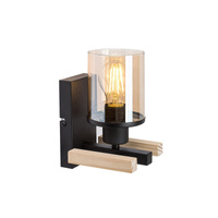 Nástěnné svítidlo LED E27 Black Modern Niylah Rabalux