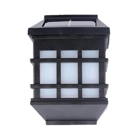 Nástěnné svítidlo Solární LED zahradní fasádní svítidlo IP44 s efektem plamene