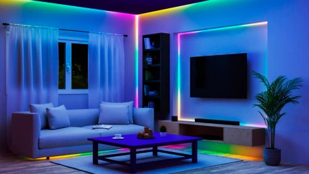 NEON LED pásek 45W RGBIC 10m Smart SMART WiFi Bluetooth Aplikace WiZ