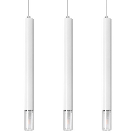 Stropní závěsné svítidlo LED WEZYR 3xG9 White SOLLUX