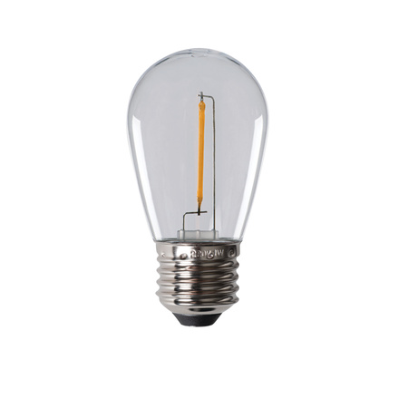 LED žárovka E27 ST45 0,5W 50lm 2700K Warm Transparent ST45 Filament Kanlux