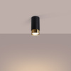 Stropní svítidlo Tuba Spot GU10 Black Gold Nero Bittersweet Shimmer SL pro povrchovou montáž.1410 Sollux