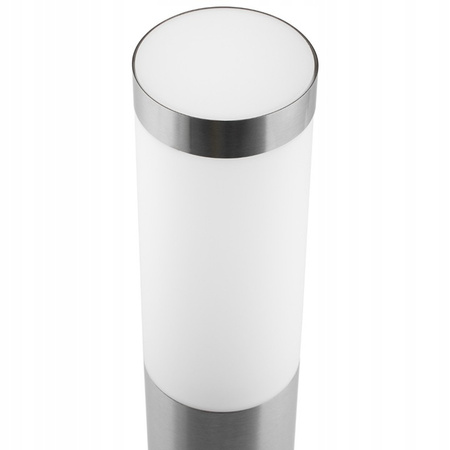 Venkovní zahradní lampa E27 Tyč 65cm Stříbrná