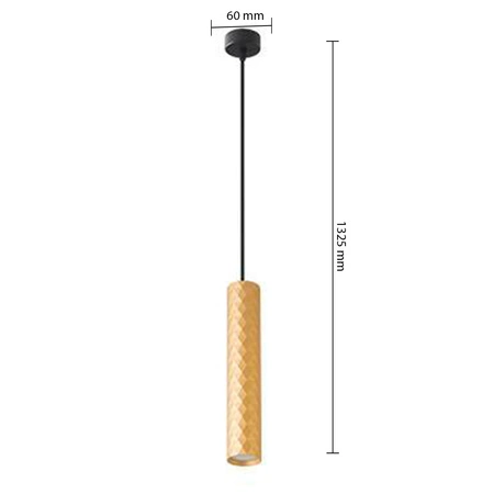 Masterled GU10 Gold Glamour Závěsné stropní svítidlo