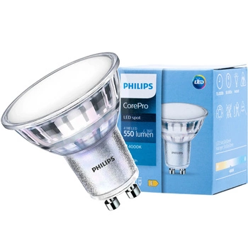 LED žárovka GU10 4.9W = 50W 550lm 4000lm Neutrální bila 120° PHILIPS