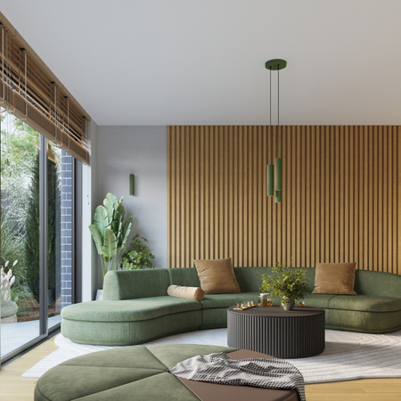 Stropní závěsné svítidlo Tuba Spot 3x GU10 Olive Carbon Deep Space SL.1614 Sollux