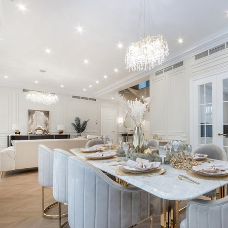 Halogenové zapuštěné bodové svítidlo GU10 Chrome Round Kobi pro zápustnou montáž