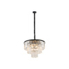 Stropní lustr 9x E14 Black Glamour CRISTAL M 7616 Nowodvorski