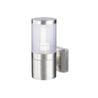 Zahradní lampa LED nástěnná lampa ATLANTA E27 IP44 Top White Chrome RABALUX