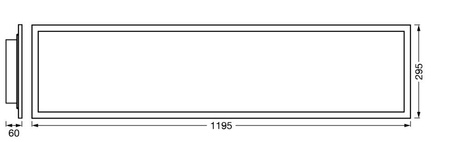 LED panel Stropní svítidlo Smart 36W 3000lm RGB CCT Stmívatelné 120x30cm Bílé SMART+ WiFi Magic Ledvance