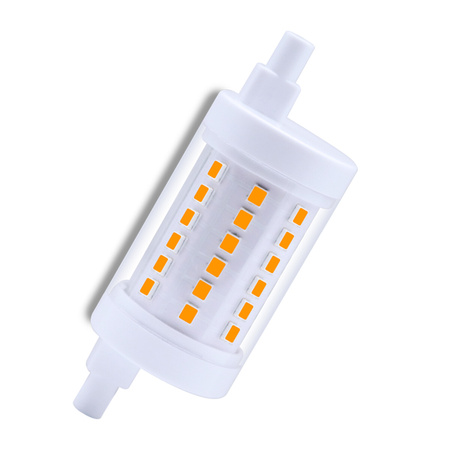 LED žárovka R7S 8W = 80W 900lm 3000K teplá bílá 360° J78mm KOBI