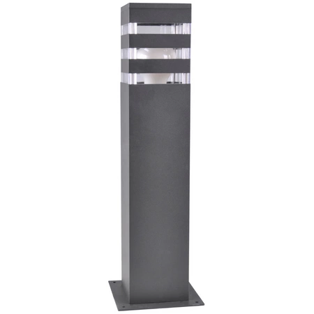 GOLDLUX (Polux) zahradní závěsné svítidlo LED E27 TEKSAS grafit 44cm