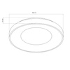 Plafond LED stropní svítidlo 72W 8000lm CCT 120° Bílá černá IP44 Pilotní stmívatelné Witold Sanico Goldlux