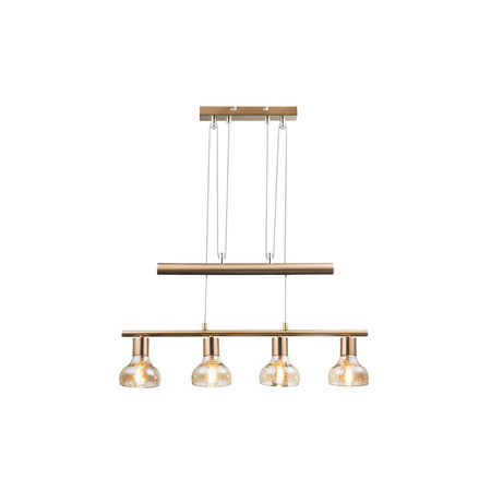 Stropní závěsné svítidlo 4 x E14 Gold Modern Holly Rabalux