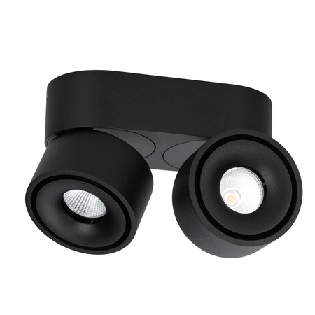 Stropní svítidlo Reflektor nastavitelný LED 18W 1050lm 3000K Warm Dimmable CRI90 Black Lahti Kobi