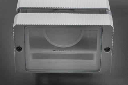 Dvojité Masterled HANA LED fasádní zahradní nástěnné svítidlo 2x GU10 ALUMINIUM šedé IP54