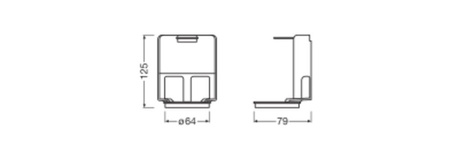 Směrový deflektor pro 4000lm žárovky HQL Ledvance LED