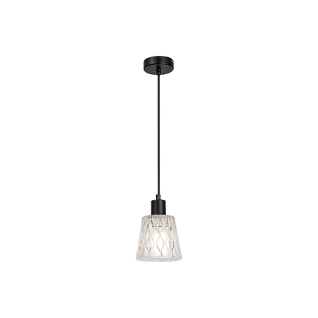 Stropní závěsné svítidlo s převisem E27 Black Classic Jarina Rabalux