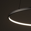 LED závěsné stropní svítidlo 21W 660lm 3000K teplá černá moderní CIRCOLO LED M 10812 Nowodvorski