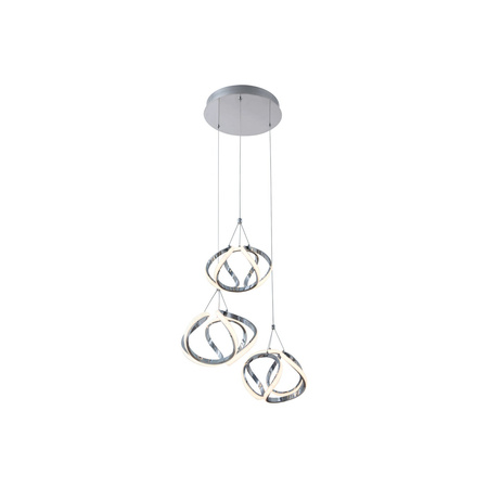 Stropní závěsné svítidlo LED 50W 3400lm 3000K chrom Moderní Palmira Rabalux