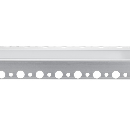 Podhledový Architektonický Rohový Hliníkový Profil Typ Z pro LED do Sádrokartonových Desek, 2m + Mléčná Krytka LUMILED