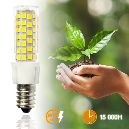 Žárovka LED E14, T25 10W = 75W 970lm 6500K Studená bílá 320° LUMILED