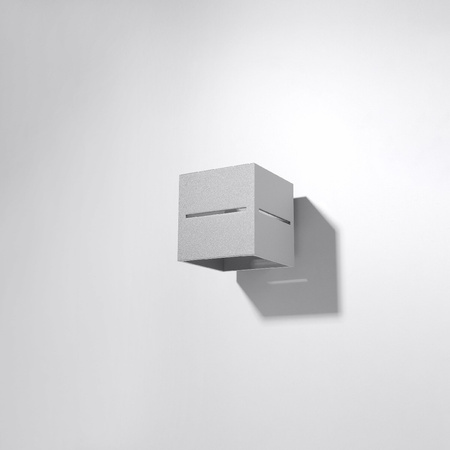 Nástěnné svítidlo LOBO G9 Cube Up-Down Modern Grey SOLLUX