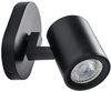Nástěnné svítidlo Stropní svítidlo Nastavitelné LED GU10 Round Black Laurin Kanlux