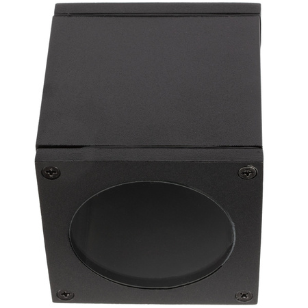 SPOT LED QUAZAR 17 GU10 IP44 KOBI ALUMINIUM čtvercové černé stropní svítidlo