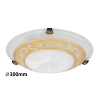 Plafond LED stropní svítidlo Povrchová montáž E27 White Classic Laretta Rabalux