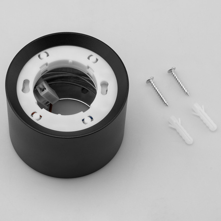 Povrchové svítidlo HALOGEN SUNLA Tuba Gx53 LED Spot Nástěnné svítidlo Stropní válec Černá LUMILED