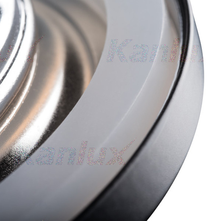 Stropní vestavné bodové svítidlo LED GU5.3 kulaté černé IP44 Marin Kanlux