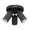 Stropní svítidlo Plafond Tuba Spot 3x GU10 Black Carbon Deep Space SL.1582 Sollux